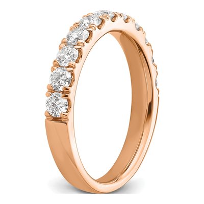 14K Rose Gold 1 ct tw Lab-Grown Diamond Wedding Band – view 7