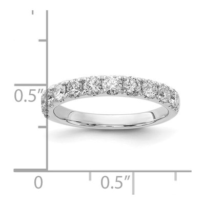 14K White Gold 1 ct tw Lab-Grown Diamond Wedding Band – view 7