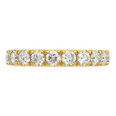 14K Yellow Gold 1 ct tw Lab-Grown Diamond Wedding Band – view 4
