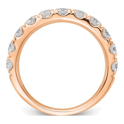 14K Rose Gold 1 1/2 ct tw Lab-Grown Diamond Wedding Band – view 3