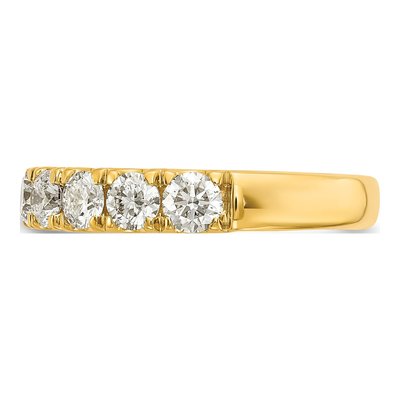 14K Yellow Gold 1 1/2 ct tw Lab-Grown Diamond Wedding Band – view 3
