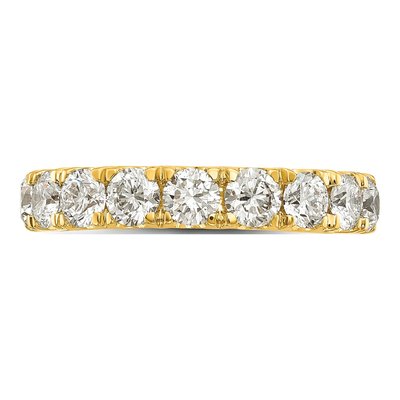 14K Yellow Gold 1 1/2 ct tw Lab-Grown Diamond Wedding Band – view 4