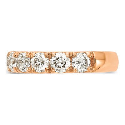 14K Rose Gold 2 ct tw Lab-Grown Diamond Wedding Band – view 4
