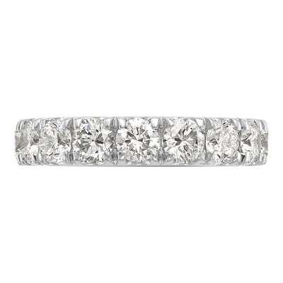 14K White Gold 2 ct tw Lab-Grown Diamond Wedding Band – view 5