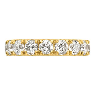 14K Yellow Gold 2 ct tw Lab-Grown Diamond Wedding Band – view 5