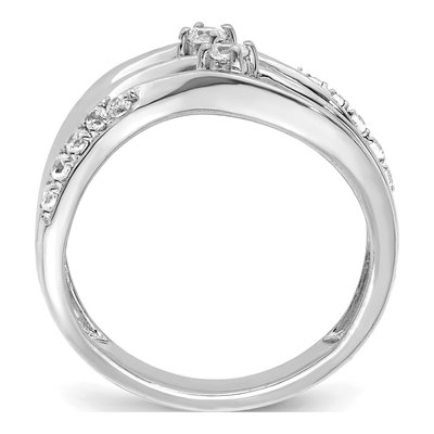 14K White Gold 1/3 ct tw Lab-Grown Diamond Fashion Ring – view 3