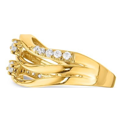 14K White Gold 1/3 ct tw Lab-Grown Diamond Fashion Ring – view 4