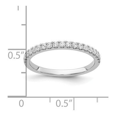 10K White Gold 3/8 ct tw Diamond Band – view 5