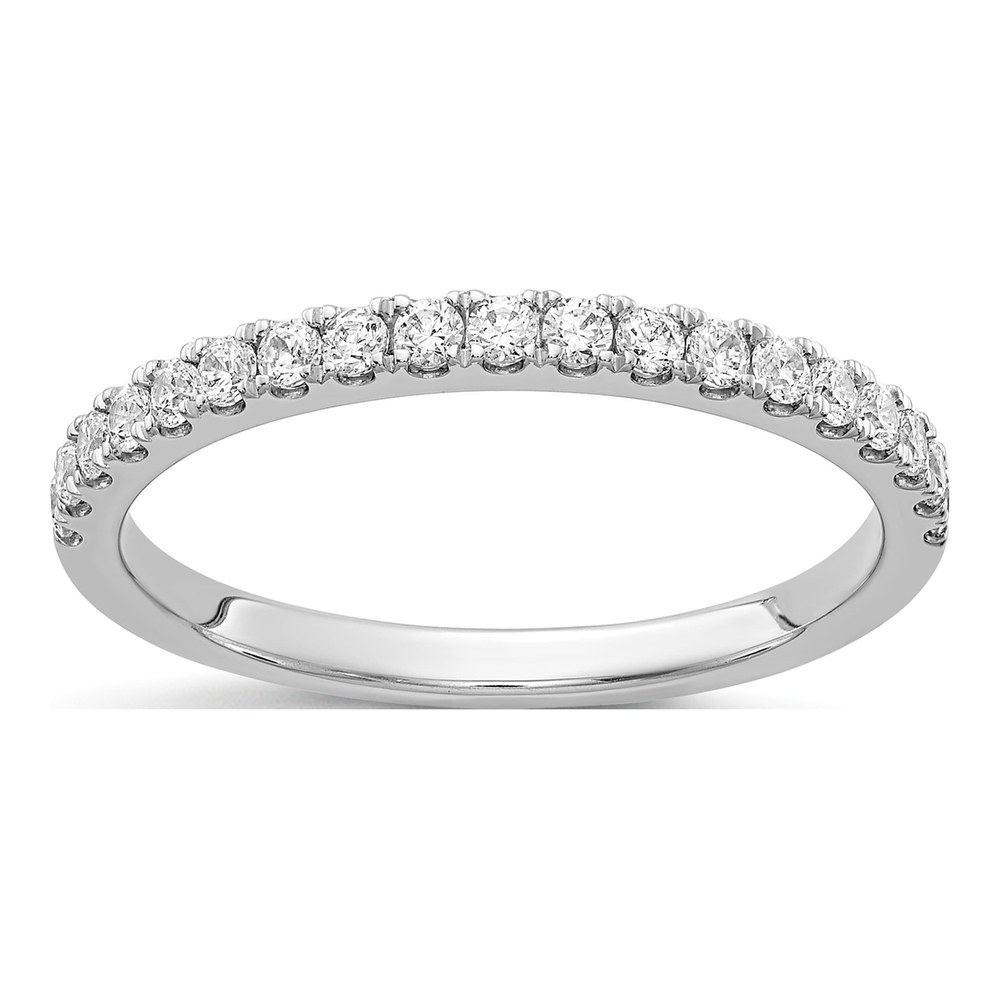 14K White Gold Lab-Grown Diamond Band, 0.38 Ct