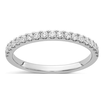 14K White Gold 3/8 ct tw Diamond Ring