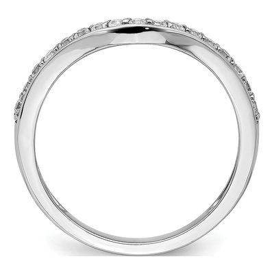 14K White Gold 1/3 ct tw Diamond Wedding Ring – view 3