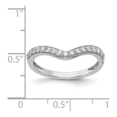 14K White Gold 1/3 ct tw Diamond Wedding Ring – view 4