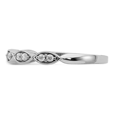 14K White Gold 1/6 ct tw Diamond Fancy Ring – view 4
