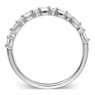14K White Gold 1/6 ct tw Diamond Fancy Ring – view 3
