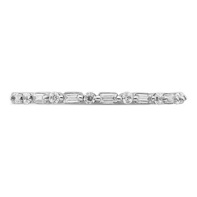 14K White Gold 1/6 ct tw Diamond Fancy Ring – view 6