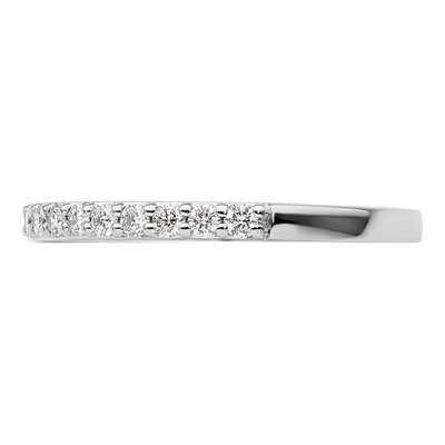 10K White Gold 1/3 ct tw Diamond Wedding Band – view 3