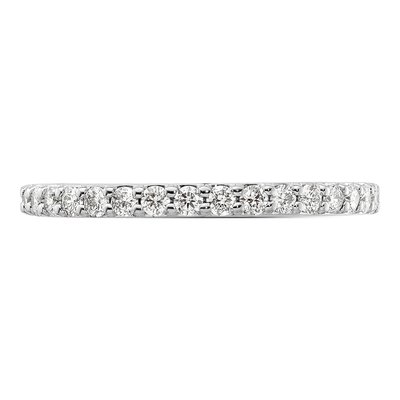 10K White Gold 1/3 ct tw Diamond Wedding Band – view 4