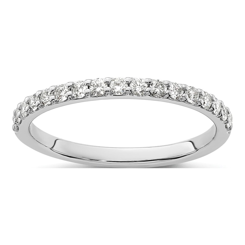 10K White Gold 1/3 ct tw Diamond Wedding Band
