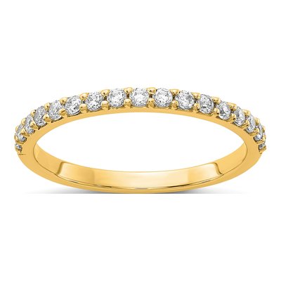 14K Yellow Gold 0.34 ct tw Lab-Grown Diamond Wedding Ring