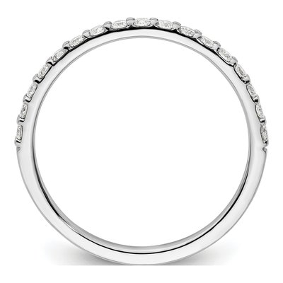 14K White Gold 1/3 ct tw Lab-Grown Diamond Wedding Band – view 3