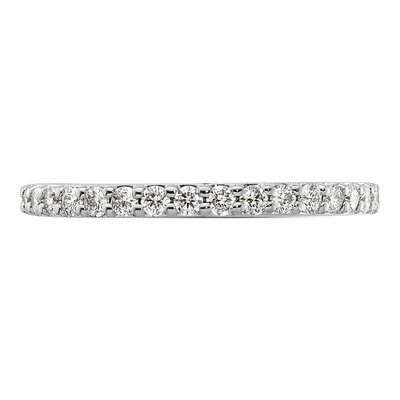 14K White Gold 1/3 ct tw Lab-Grown Diamond Wedding Band – view 5