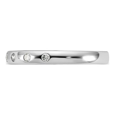 14K White Gold 1/6 ct tw Diamond 7-Stone Ring – view 3