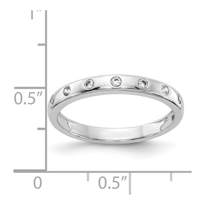 14K White Gold 1/6 ct tw Diamond 7-Stone Ring – view 4