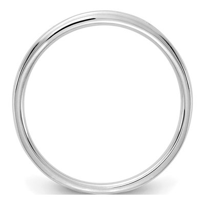 14K White Gold 1/10 ct tw Lab-Grown Diamond Channel Wedding Band – view 3