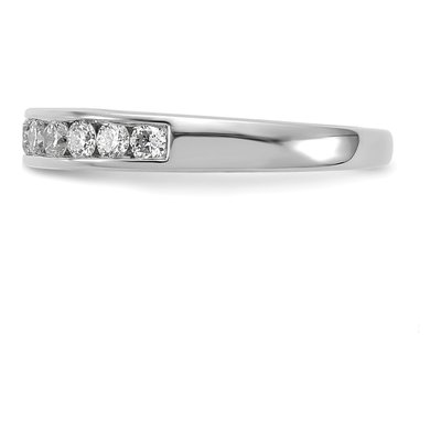 14K White Gold 1/2 ct tw Lab-Grown Diamond Channel Wedding Band – view 4