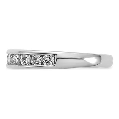 14K White Gold 3/4 ct tw Lab-Grown Diamond Channel Wedding Band – view 4