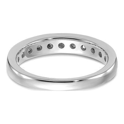 14K White Gold 3/4 ct tw Lab-Grown Diamond Channel Wedding Band – view 6