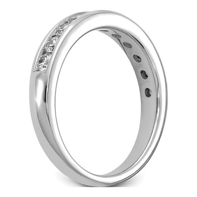 14K White Gold 3/4 ct tw Lab-Grown Diamond Channel Wedding Band – view 7