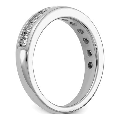 14K White Gold 1 ct tw Lab-Grown Diamond Wedding Band – view 7