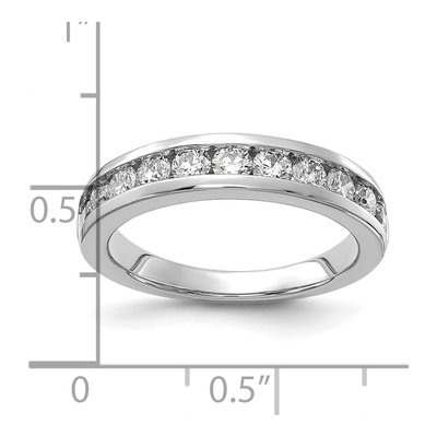 14K White Gold 1 ct tw Lab-Grown Diamond Wedding Band – view 8