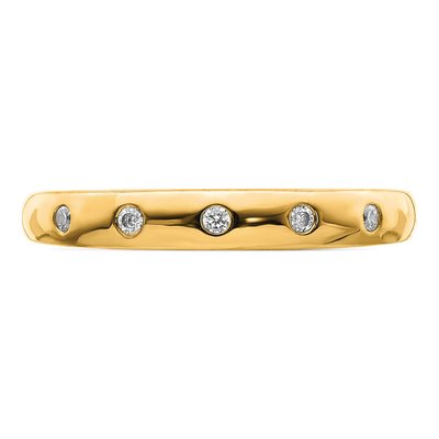 10K Yellow Gold 1/20 ct tw 5-Stone Diamond Ring – view 4