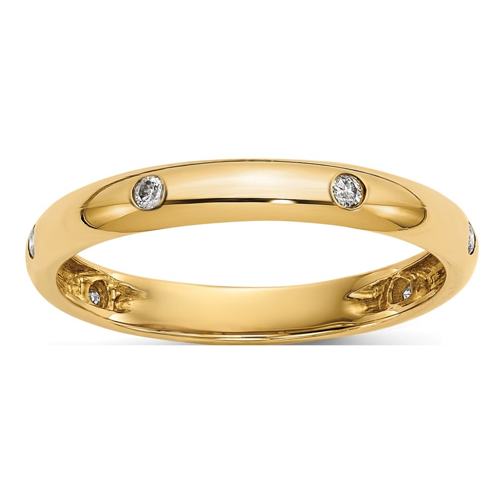 10K Yellow Gold 6-Stone Diamond Band Ring