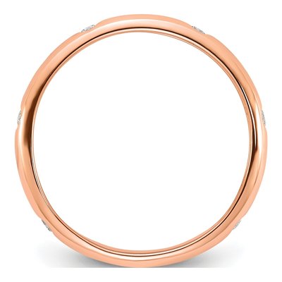 14K Rose Gold 1/10 ct tw Diamond 6-Stone Ring – view 3