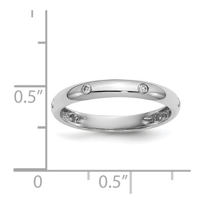 14K White Gold 1/10 ct tw Diamond 6-Stone Ring – view 3