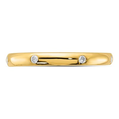 14K Yellow Gold 1/10 ct tw Diamond 6-Stone Ring – view 5