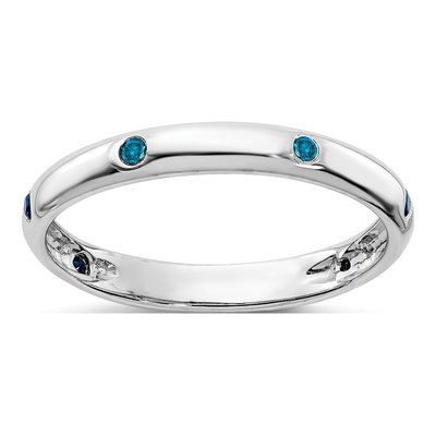 14K White Gold 1/10 ct tw Diamond 6-Stone Ring