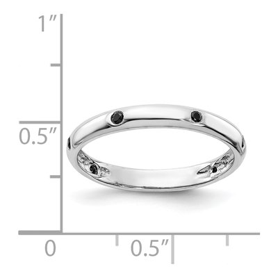 14K White Gold 1/10 ct tw Diamond 6-Stone Ring – view 3