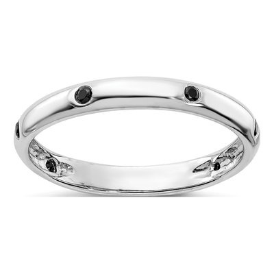 14K White Gold 1/10 ct tw Diamond 6-Stone Ring