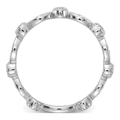 14K White Gold 1/5 ct tw Diamond Fashion Ring – view 3