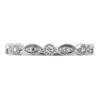14K White Gold 1/5 ct tw Diamond Fashion Ring – view 6