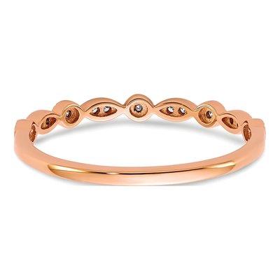 14K Rose Gold 1/20 ct tw Diamond Fancy Ring – view 8