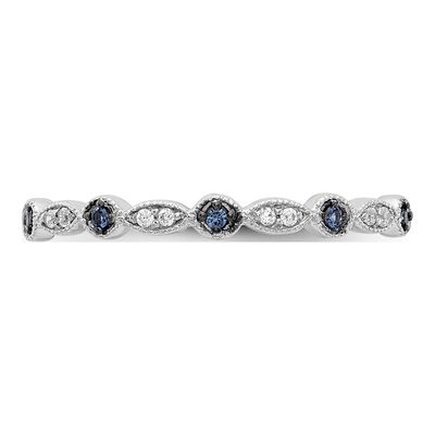 10K White Gold 1/20 ct tw Diamond Fancy Ring – view 4