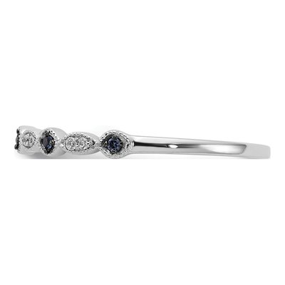 14K White Gold 1/20 ct tw Diamond Fancy Ring – view 4