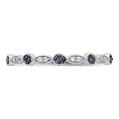 14K White Gold 1/20 ct tw Diamond Fancy Ring – view 5