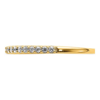14K Yellow Gold 1/4 ct tw Lab-Grown Diamond Wedding Band – view 5