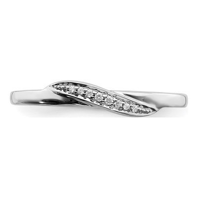 14K White Gold 1/20 ct tw Diamond Ring – view 6